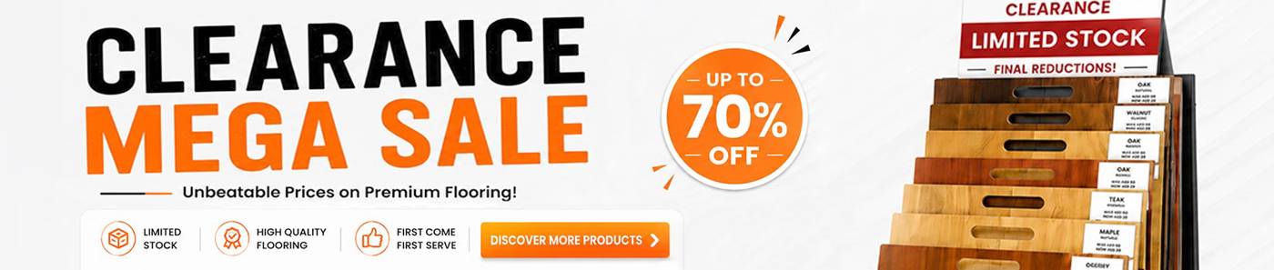 Clearance Sale Banner 70% Off
