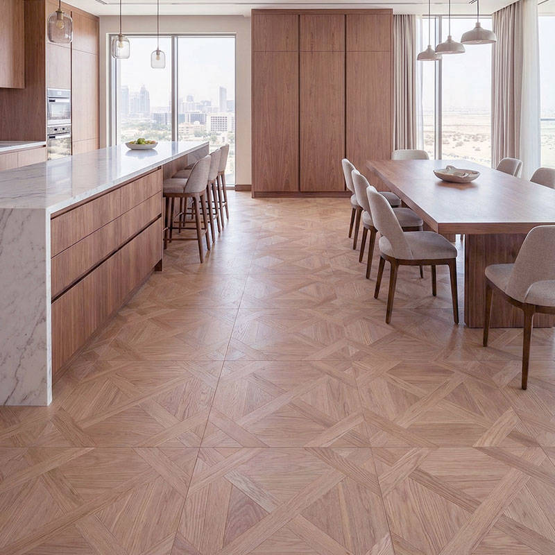RP Chelsea Square Lush Square Basil 18 Kitchen Dinningroom Parquetry Wood Flooring