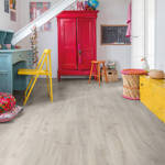 el3580 quick step white oak light flooring in hallway