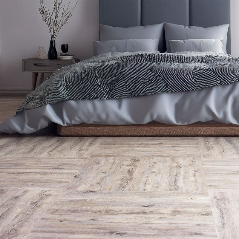 Gerbür Essential Silver Pepper Lvt Flooring Bedroom