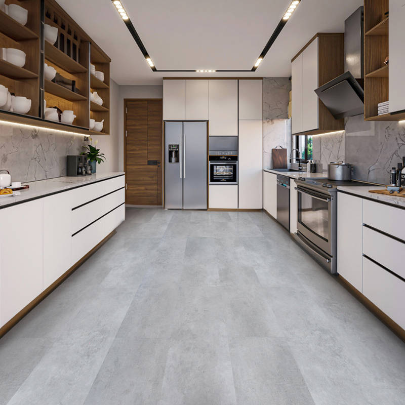Gerbür Aqua Click Stone Kitchen Interior Design Stamped 13 Vinyl Click Tiles
