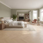 royal parquet classic frosted oak parquet herringbone flooring in bedroom