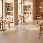 RP Herringbone Dove 14 Engineered Wood Flooring Waitingarea