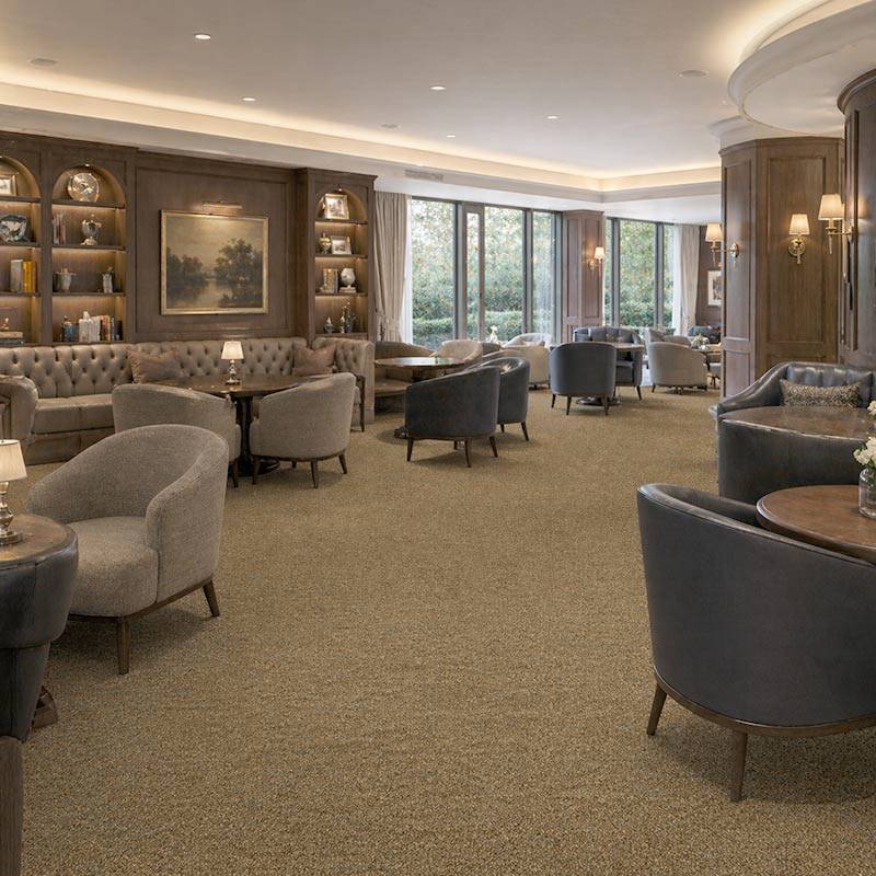 Wall To Wall Carpet Tiles Balta Marilyn CRB BLT MRLN 06 Private Members Club Indoor Social Lounge Hall