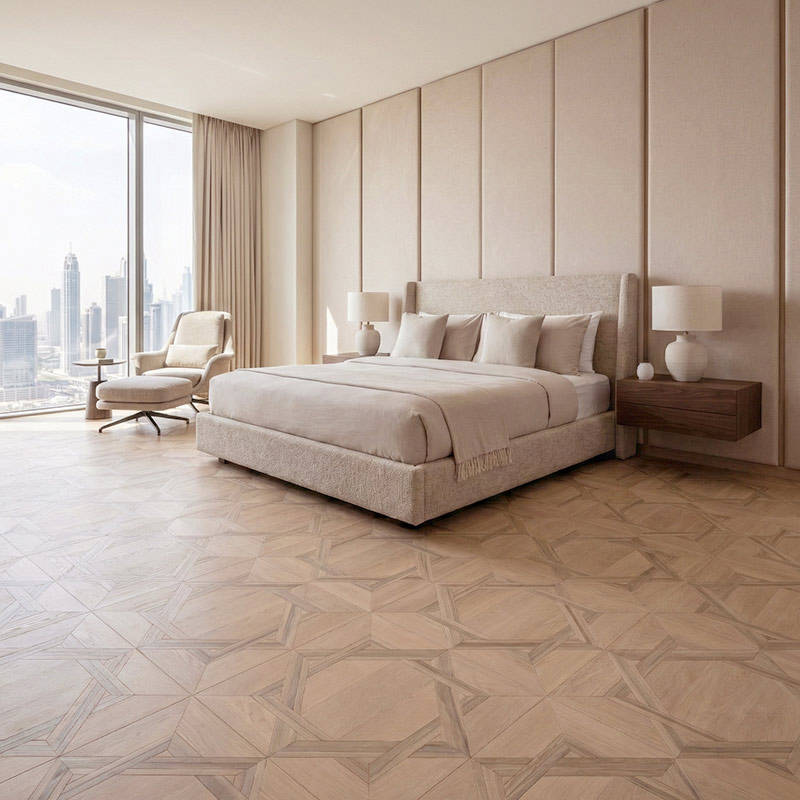 RP Chelsea Square Linear Vogue Honeycombe 13 Bedroom Parquetry Wood Flooring