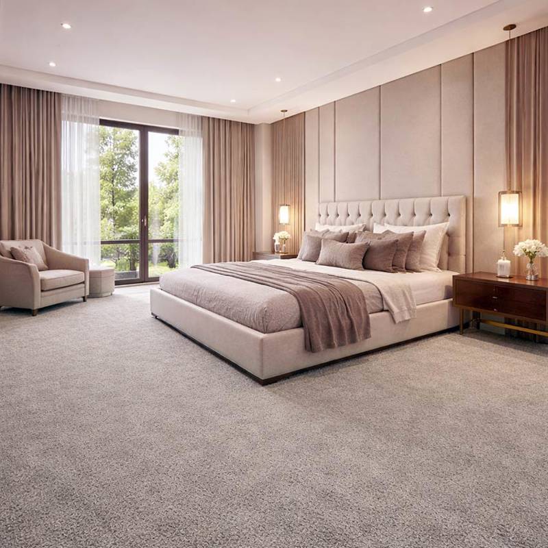 Wall To Wall Carpet For Elegant Contemporary Villa Bedroom Design CRP BEAUL JAIP 03