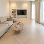 RP Boa Hybrid Herringbone Sandcastle 10 Engineered Wood Flooring Villa Livingroom