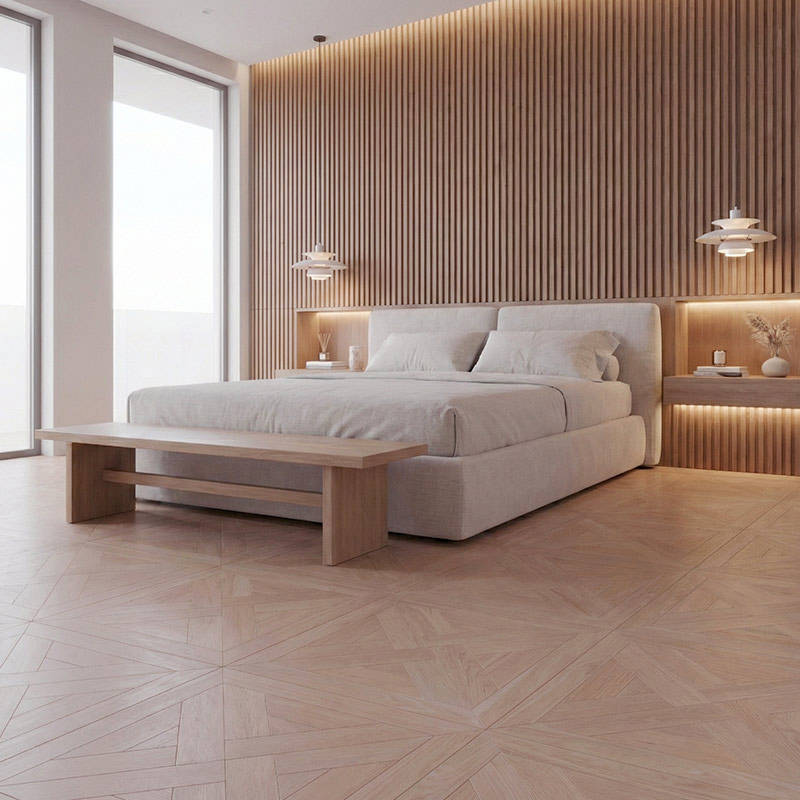 RP Chelsea Square Elegant Wave New England 17 Parquetry Wood Flooring Bedroom