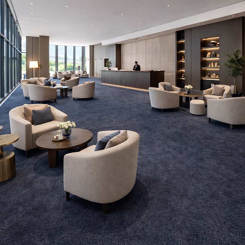 Wall To Wall Carpet Tiles Balta Lily CRP BLT LIL 04 Hotel Executive Lounge Reception Area
