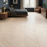 royal parquet chevron classic ivory parquet flooring in bedroom