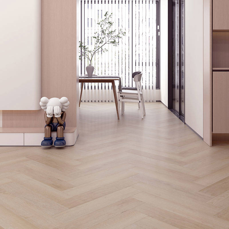 Gerbür Vinyl Click Herringbone GB SIG HRB 05 Barrel Oak Common Area Lvt Flooring