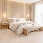 RP Boa Hybrid Herringbone Classic Ivory 06 Bedroom Engineered Wood Flooring