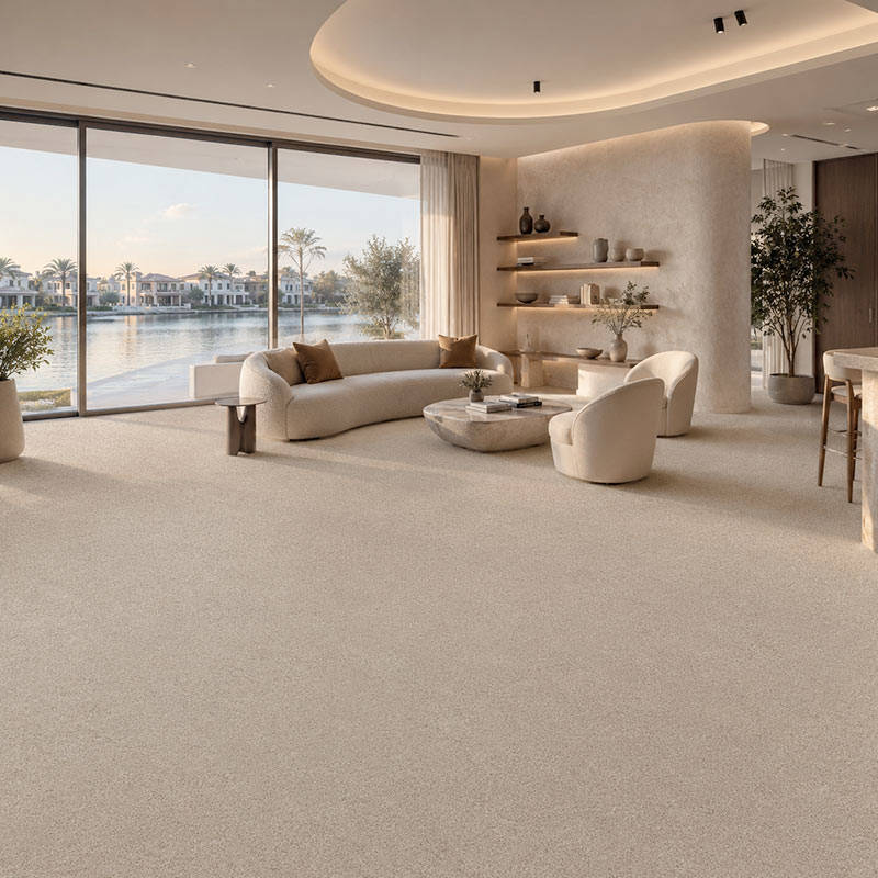 Wall To Wall Carpet BCM Wealthy Gathering CRP BLT WG 03 Serene Lakeside Modern Living Room