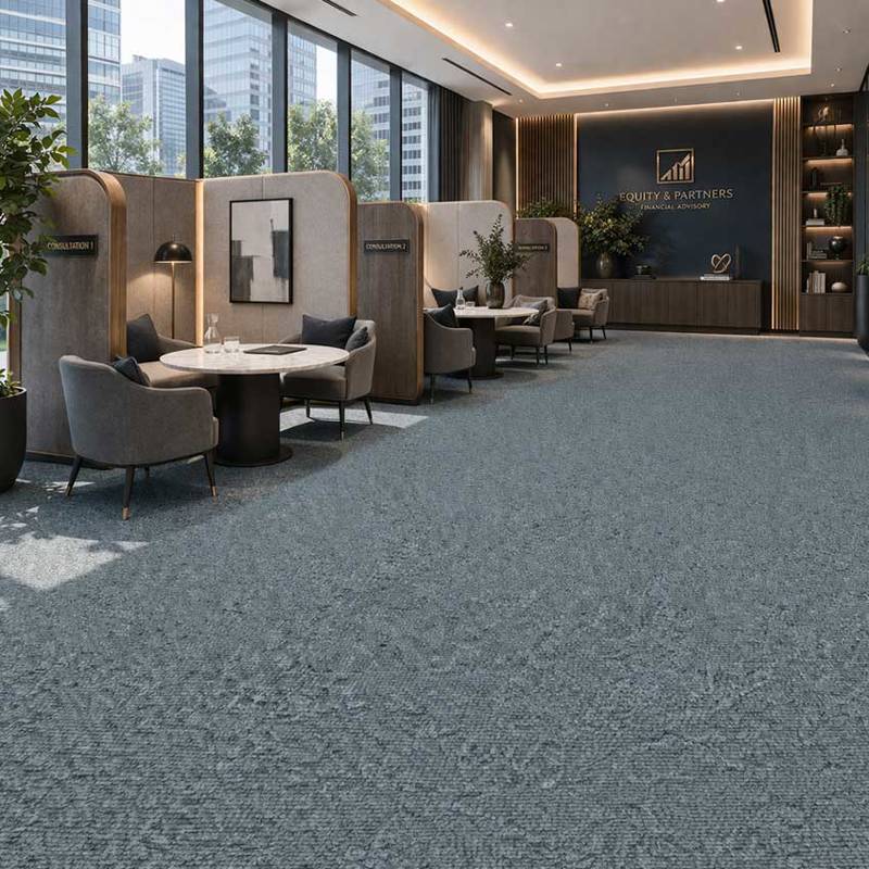Shark 559 Modern Financial Advisory Consultation Lounge Carpet Tiles