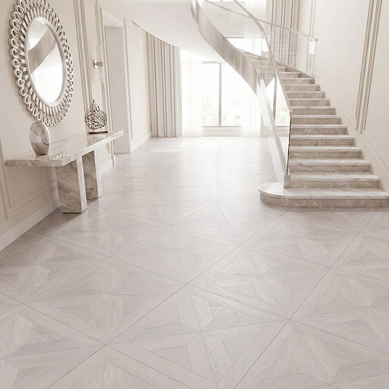 RP Chelsea Square Gilded Lines New Steel 22 Villa Entrance Parquetry Wood Flooring