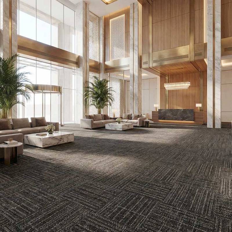 british carpet mills casini 548 carpet tiles in hotel