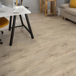 gerbur ultra platinum blond oak laminate floor in studio
