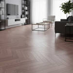 SH Castle Chocolate 07 Engineered Wood Flooring Eternal Herringbone Office Livingroom Flooring
