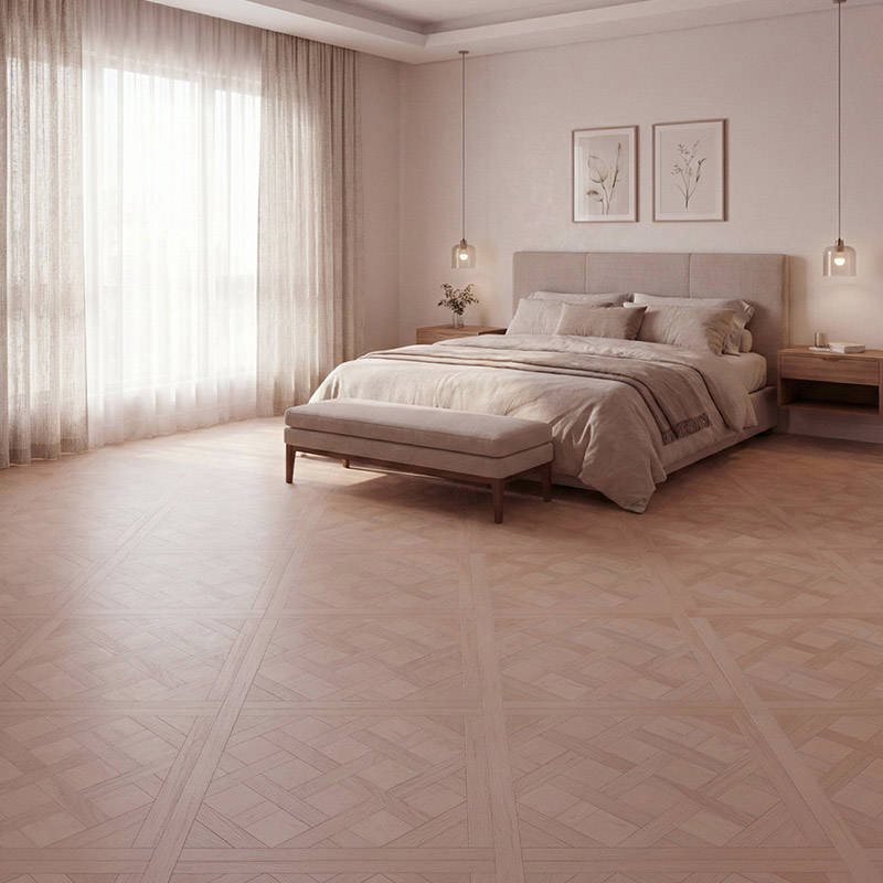 RP Chelsea Square Versailles Basil 18 Parquetry Wood Flooring Bedroom