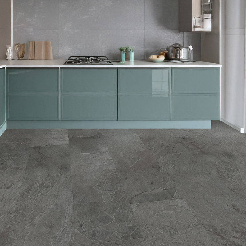 QS Ambient Grey Slate Kitchen Vinyl Click Flooring