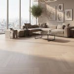RP Herringbone Sandcastle 10 Engineered Wood Flooring Coffee Livingroom