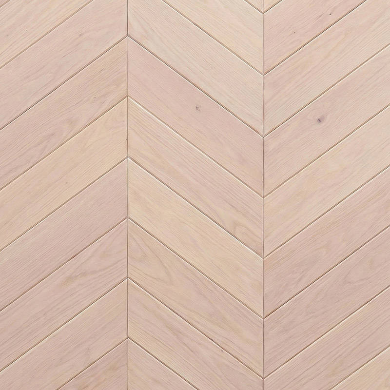SH Corn Silk 2 Engineered Chevron Wood Flooring Swatch
