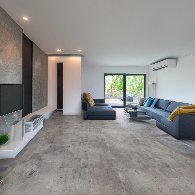 berry alloc pure tiles zinc grey vinyl click tiles in living room