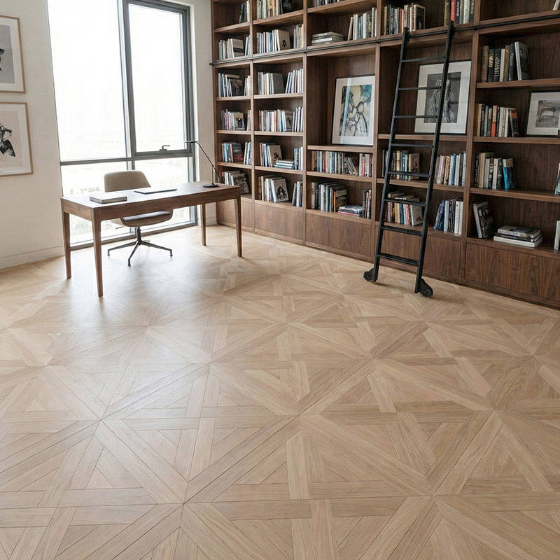 RP Chelsea Square Elegant Wave Tawny 15 Parquetry Wood Flooring Home Office