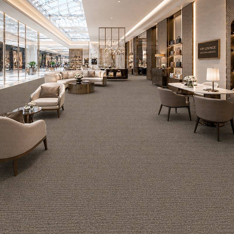 Wall To Wall Carpet Tiles Balta Marilyn CRB BLT MRLN 07 CRB BLT MRLN 08 VIP Lounge In Luxury Retail Space
