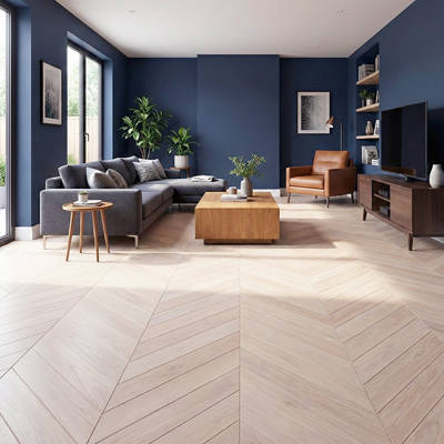 royal parquet chevron classic ivory parquet flooring in living room