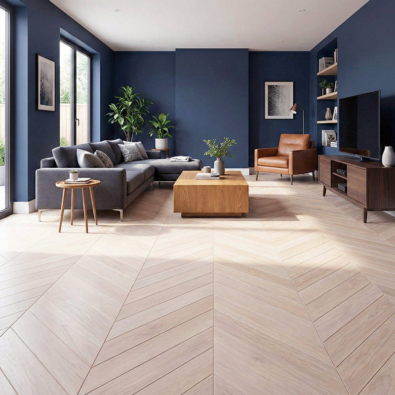 royal parquet chevron classic ivory parquet flooring in living room