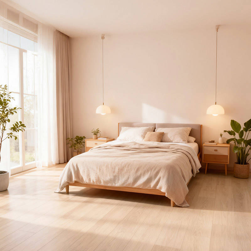 royal parquet oxford classic honey combe engineered wood flooring in bedroom