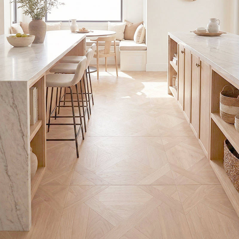 RP Chelsea Square Lush Square Honeycombe 13 Kitchen Parquetry Wood Flooring