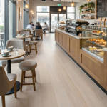 RP Bernera Supreme Sandcastle 10 Engineered Wood Flooring Coffee Shop