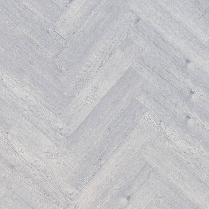 Gerbür Classic Gray Oak Vinyl Click Herringbone Swatch
