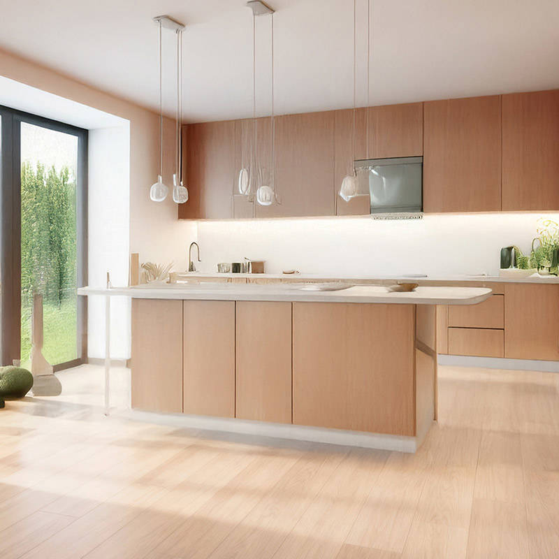 royal parquet oxford classic honey combe engineered wood flooring in open plan kitchen