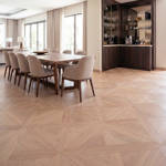 RP Chelsea Square Lush Square Heather 12 Dinningroom Parquetry Wood Flooring