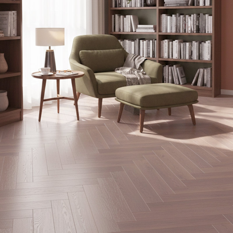 RP Herringbone Basil 18 Engineered Wood Flooring Studyroom