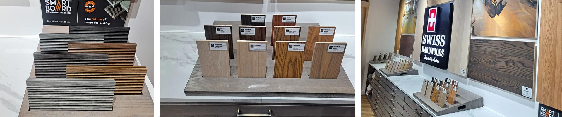 floorworld wooden flooring product display at oasis centre
