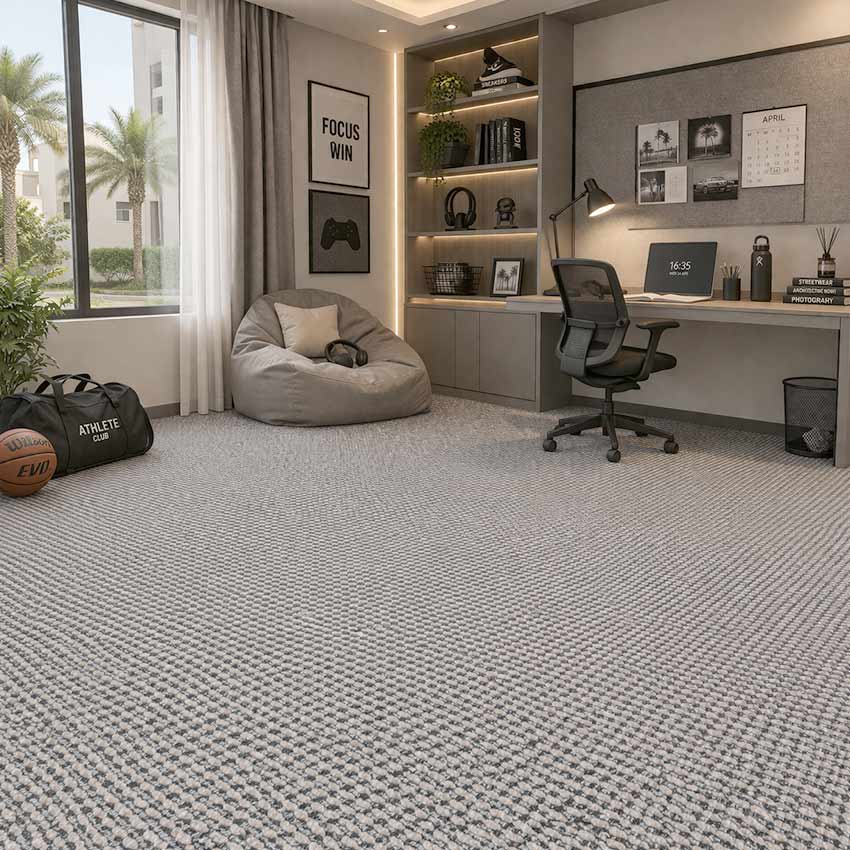 Wall To Wall Carpet For Study Lounge With Warm Accents CRP BLT ACE 01