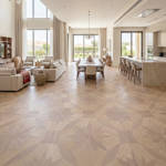 RP Chelsea Square Magnificence Sandcastle 10 Villa Living Kitchen Parquetry Wood Flooring