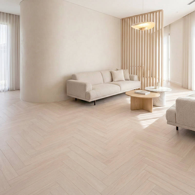 RP Boa Hybrid Herringbone Classic Ivory 06 Luxury Livingroom Engineered Wood Flooring