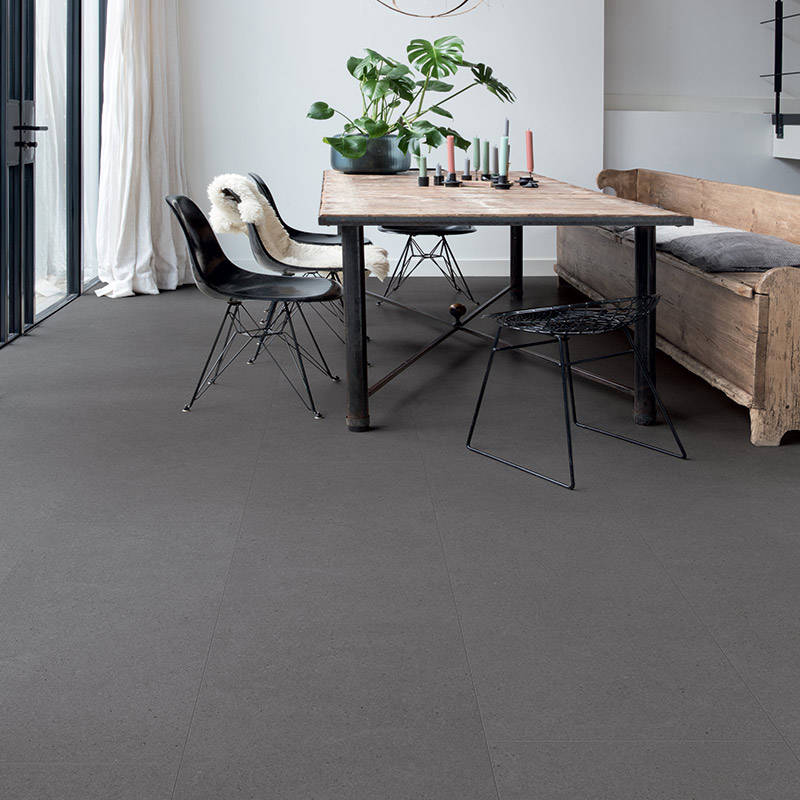 QS Ambient Vibrant Medium Grey Dinning Room