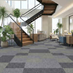 british carpet mills hurricane 5 carpet tiles in waiting area