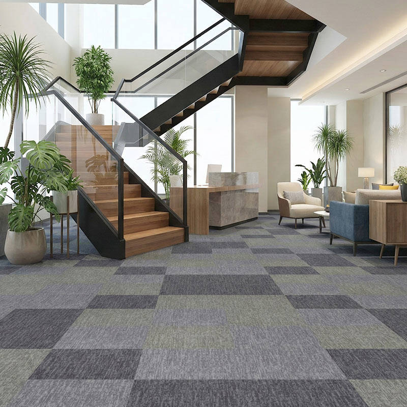 british carpet mills hurricane 5 carpet tiles in waiting area