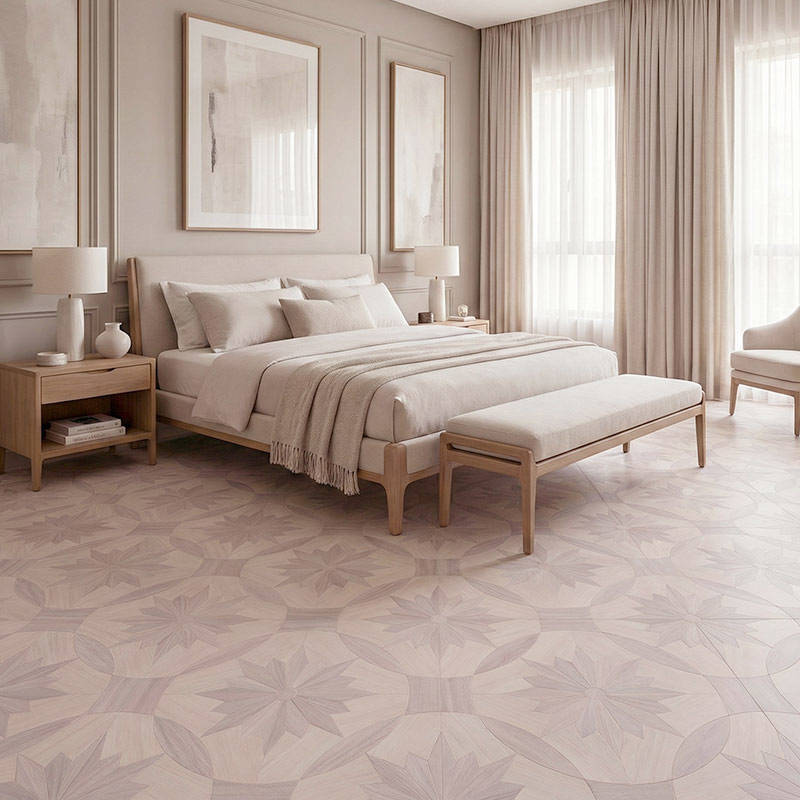 RP Chelsea Square Magnificence Mist 07 Bedroom Parquetry Wood Flooring