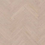 RP Boa Hybrid Herringbone Dove 14 Engineered Wood Flooring Swatch