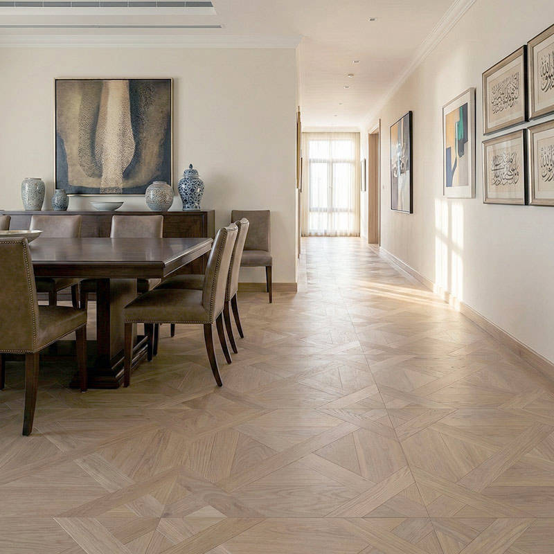 RP Chelsea Square Lush Square Tawny 15 Villa Dinning Hallway Parquetry Wood Flooring