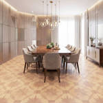 RP Chelsea Square Magnificence Butterscotch 19 Dinningroom Parquetry Flooring
