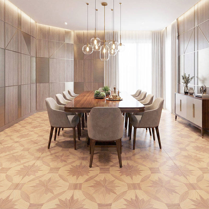 RP Chelsea Square Magnificence Butterscotch 19 Dinningroom Parquetry Flooring